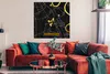 MuchoWow® Poster Dormagen - Gold - Stadtplan - Deutschland Produktbild-Vorschau 2