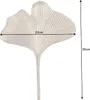 Dekoratives Kleiderhaken 3er Set GINKGO 29cm gold handmade Produktbild-Vorschau 9