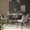 Eettafel set Vicco Grand Grijs 120 x 70 cm met 4 stoelen Productafbeelding-voorbeeld 6
