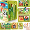 Montessori-Spielzeug, Baby-Aktivitätsbrett, Bilderbuch mit Produktbild-Vorschau 1