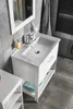 Aqualine ZUNO 75 Keramik-Waschtisch 75x45cm, weiß Produktbild-Vorschau 2