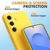 A yellow phone case is shown with text highlighting its protective features. Náhled obrázku produktu