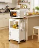 VEVOR Carrello da Cucina con Anta Singola, Carrello Mobile Anteprima dell’immagine prodotto 3