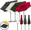 Aopunly Sonnenschirm Ø350cm inkl. LED Gartenschirm 360° Produktbild-Vorschau 1