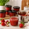 100er Set Sturzglas 230 ml To 82 schwarzer Deckel incl. Produktbild-Vorschau 4