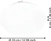 EGLO LED Badezimmer-Deckenlampe Frania, 1 flammige Produktbild-Vorschau 3