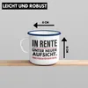 Trendation - Renter Emaille Tasse Ruhestand Geschenk Rente Produktbild-Vorschau 3