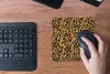 MuchoWow® Mauspad Mousepad Pantherdruck - Gelb - Gold 20x20 Produktbild-Vorschau 4