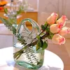 Transparente Glas-Handtasche Vase, modernes Produktbild-Vorschau 4
