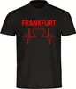 multifanshop Herren T-Shirt - Frankfurt - Herzschlag, Produktbild-Vorschau 1