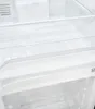 Interior view of an empty refrigerator or freezer. Produktbild-Vorschau