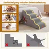 COSTWAY Hundetreppe 4 Stufen, Haustiertreppe für Kleine Produktbild-Vorschau 7