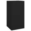 vidaXL Sattelschrank Schwarz 53x53x105 cm Stahl Produktbild-Vorschau 3