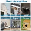 YZNAHRE Vordach für Haustür 80x50 cm Überdachung Haustür Produktbild-Vorschau 9