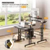Iropro Bureau assis-debout réglable en hauteur avec Voir les images du produit 5