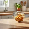 Relaxdays Bonbonglas, 6er Set, 480 ml, Vorratsgläser für Produktbild-Vorschau 3