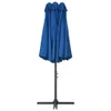 vidaXL Ombrellone con palo in alluminio 460x270 cm Blu Anteprima dell’immagine prodotto 13
