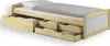 Bett mit Stauraum ANDREA Kiefer massiv weiss/natur 90x200 Produktbild-Vorschau 2