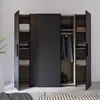 Forte KALIXTUS schwarzer Kleiderschrank 200, moderner Produktbild-Vorschau 13