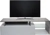 TV-Lowboard Schrank 47x170x40cm Weiss Beton Holz Produktbild-Vorschau 1