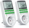 BEARWARE 2x časovač, digitálny, programovateľný, LCD Náhľad obrázku produktu 1