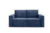 BETTSO klassisch Modulares Kordsofa ORTO Zweisitzer blau Produktbild-Vorschau 5
