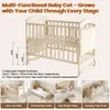 Flieks Kinderbett Babybett 60x120cm mit integriertem Produktbild-Vorschau 8