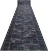 Läufer Antirutsch TRIBE anthrazit 100cm Grau 100x520 cm Produktbild-Vorschau 1