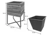 Pflanzkasten HWC-L25, Pflanzkübel Blumenkasten, quadratisch Produktbild-Vorschau 11