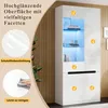 Merax Hochglanz Vitrine Hochschrank mit LED, Glasvitrine Produktbild-Vorschau 7