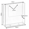DIN A5 Wandprospekthalter im Hochformat aus Acrylglas / Produktbild-Vorschau 4