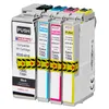 A set of four compatible ink cartridges for Epson printers, arranged in a row. Anteprima dell’immagine prodotto