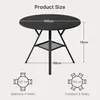 BEALIFE Table de salle à manger ronde 100 cm de diamètre | Voir les images du produit 3