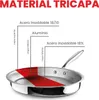 Ibili Triply Natural Bratpfanne Durchsichtig  Durchsichtig Produktbild-Vorschau 9