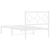 CLORIS Bettgestell mit Kopfteil Metall Weiß 90x200 cm 2024 Produktbild-Vorschau 7