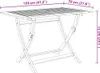 vidaXL Klappbarer Gartentisch 120x70x75 cm Massivholz Produktbild-Vorschau 7