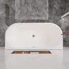 AICA Freistehende Badewanne Acryl Badwanne Oval 170x80x60cm Produktbild-Vorschau 2