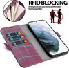 Handyhülle für Samsung Galaxy S21 Hülle Flip Case klappbare Produktbild-Vorschau 4