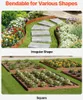Bordures de jardin en acier, lot de 10, 40 x 4,5 pouces, Voir les images du produit 4