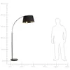 BELIANI Lampa stojąca czarna miedziana metalowa 187 cm Podgląd zdjęcia produktu 9