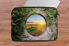 MuchoWow® Laptop Hülle 13 Zoll Landleben - Ausblick - Sonne Produktbild-Vorschau 5