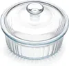 1.6L Rund Auflaufform Glas Mit Deckel, klein, Produktbild-Vorschau 1