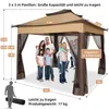 3.składana altana 3x3,3 m, parasol z moskitierą, ochrona UV Podgląd zdjęcia produktu 2