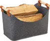 Relaxdays Filztasche, Aufbewahrungskorb Filz, faltbare Produktbild-Vorschau 1