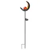 Gartenstecker Solar "Moon" aus Eisen mit roter Glaskugel Produktbild-Vorschau 6