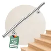 MONZANA® Edelstahl Handlauf V2A Geländer Treppengeländer Produktbild-Vorschau 1