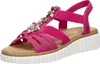 Rieker Sandalen Plat  Sandalen Plat - Fuchsia - Maat 39 Voir les images du produit 2