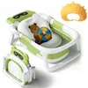 Faltbare Baby Badewanne mit Temperatursensor, Wannenkissen, Produktbild-Vorschau 11