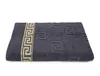 Luxus Medusa Saunatuch 100x200 cm - Anthrazit Grau - Produktbild-Vorschau 1