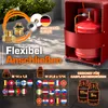 TRESKO® 4200 Watt Gasheizer rot inkl. Gasdruckregler Produktbild-Vorschau 5
